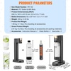 image:imageVEVOR Sparkling Water Maker Soda Maker Machine for Home Soda Maker with BPAfree 1L PET Bottle 2 CO2 CylindersNot Contain CO2 GAS Compatible with Mainstream Screwin 60L CO2 Cylinder1 Bottles  1 CO2 Cylinder