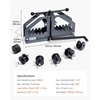 image:imageVEVOR Tube Roller Bender Max 112 Manual Tube Pipe Roller Bender with 6 Dies 360 Copper Aluminum Pipe Bending Tool for Square Round Tube amp Flat Bar Ideal for HVAC Air Conditioning Auto Repair