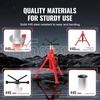image:imageVEVOR VHead Pipe Stand 1812 Capacity 2037 Height Adjustable Pipe Stands 2500 lbs Load Capacity Portable Folding Pipe Stands Durable Carbon Steel Frame