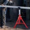 image:imageVEVOR VHead Pipe Stand 1812 Capacity 2037 Height Adjustable Pipe Stands 2500 lbs Load Capacity Portable Folding Pipe Stands Durable Carbon Steel Frame