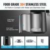image:imageVEVOR Water Distiller 4L 105 Gallon Pure Water Distilling for Home Countertop 750W Distilled Water Maker 304 Stainless Steel Interior Stiller Water Making Machine to Make Clean Water BlackBlack