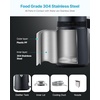 image:imageVEVOR Water Distiller 6L  16 Gallon Countertop Water Distiller for Home 900W Distilled Water Maker with BPAFree Plastic Container 304 Stainless Steel Interior Distilling for Drinking WaterBlack
