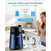 image:imageVEVOR Water Distiller 6L  16 Gallon Countertop Water Distiller for Home 900W Distilled Water Maker with BPAFree Plastic Container 304 Stainless Steel Interior Distilling for Drinking WaterNavy Blue