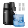 image:imageVEVOR Water Distiller 6L  16 Gallon Countertop Water Distiller for Home 900W Distilled Water Maker with BPAFree Plastic Container 304 Stainless Steel Interior Distilling for Drinking WaterBlack