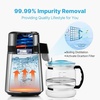 image:imageVEVOR Water Distiller 6L16 Gallon Larger Water Distilled Machine 900W Distilling Water Maker with Glass Carafe 099H Timing Set Time amp Temp Display 304 Stainless Steel Water Stiller SilverSilver