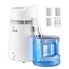 image:imageVEVOR Water Distiller 6L16 Gallon Larger Water Distilled Machine 900W Distilling Water Maker with Glass Carafe 099H Timing Set Time amp Temp Display 304 Stainless Steel Water Stiller SilverWhite