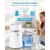 image:imageVEVOR Water Distiller 6L16 Gallon Larger Water Distilled Machine 900W Distilling Water Maker with Glass Carafe 099H Timing Set Time amp Temp Display 304 Stainless Steel Water Stiller SilverWhite