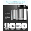 image:imageVEVOR Water Distiller 6L16 Gallon Larger Water Distilled Machine 900W Distilling Water Maker with Glass Carafe 099H Timing Set Time amp Temp Display 304 Stainless Steel Water Stiller SilverSilver
