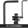 image:imageVevor Manual Plate Steel Ring Bender 1212inch Single Pinch Portable Hand Crank Ring Handle Rolling 3inch And Larger Circular Rings 