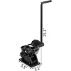 image:imageVevor Manual Plate Steel Ring Bender 1212inch Single Pinch Portable Hand Crank Ring Handle Rolling 3inch And Larger Circular Rings 