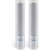 image:imageVEVOR CTO Whole House Water Filter  Universal Fit 20 x 45 Inch  Activated Carbon Block Cartridge Replacement 5 Micron Coconut Shell Charcoal Filter Reduce Chlorine Bad Taste OdorCTO Filter x 2 Pack