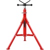 image:imageVEVOR HeavyDuty Pipe Stand Adjustable Folding Pipe Jack Stand  Sturdy Construction 2500 lbs Load Capacity  Ideal for Welding Automotive and Construction Projects