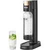 image:imageVEVOR Sparkling Water Maker Soda Maker Machine for Home Carbonating Seltzer Water Starter Kit with BPA free 1L PET Bottle Compatible with Mainstream Screwin 60L CO2 CylinderNOT Included Black1 Bottle