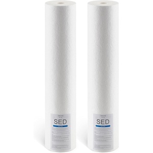 image:imageVEVOR CTO Whole House Water Filter  Universal Fit 20 x 45 Inch  Activated Carbon Block Cartridge Replacement 5 Micron Coconut Shell Charcoal Filter Reduce Chlorine Bad Taste OdorSED Filter