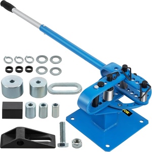 image:imageVEVOR Electric Tube Bending Machine 750W Electric Tubing Bender with 6L Hydraulic Cylinder Movable Pipe Bender Machine with 3 Dies amp 180 Max Bending Angle Suitable for 1 112 134 PipesBlue