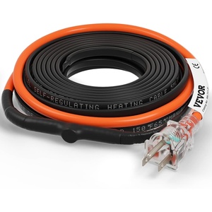 image:imageVEVOR SelfRegulating Pipe Heating Cable 100feet 5Wft Heat Tape for Pipes Freeze Protection Protects PVC Hose Metal and Plastic Pipe from Freezing 120V30 Feet