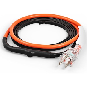 image:imageVEVOR SelfRegulating Pipe Heating Cable 100feet 5Wft Heat Tape for Pipes Freeze Protection Protects PVC Hose Metal and Plastic Pipe from Freezing 120V3FT