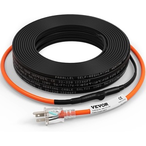 image:imageVEVOR SelfRegulating Pipe Heating Cable 100feet 5Wft Heat Tape for Pipes Freeze Protection Protects PVC Hose Metal and Plastic Pipe from Freezing 120V100 Feet