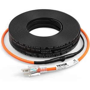 image:imageVEVOR SelfRegulating Pipe Heating Cable 100feet 5Wft Heat Tape for Pipes Freeze Protection Protects PVC Hose Metal and Plastic Pipe from Freezing 120V120 Feet