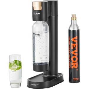 image:imageVEVOR Sparkling Water Maker Soda Maker Machine for Home Soda Maker with BPAfree 1L PET Bottle 2 CO2 CylindersNot Contain CO2 GAS Compatible with Mainstream Screwin 60L CO2 Cylinder1 Bottles  1 CO2 Cylinder