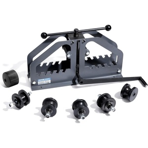 image:imageVEVOR Tube Roller Bender Max 112 Manual Tube Pipe Roller Bender with 6 Dies 360 Copper Aluminum Pipe Bending Tool for Square Round Tube amp Flat Bar Ideal for HVAC Air Conditioning Auto Repair