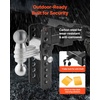 image:imageVEVOR Adjustable Trailer Hitch 6Inch Drop Hitch Ball Mount Fit 2 Receiver Heavy Duty Trailer Tow Hitch with 2 Balls 12500 lbs amp 2516 Balls 21500 lbs Receiver Hitch with AntiTheft Pin