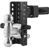 image:imageVEVOR Adjustable Trailer Hitch 6Inch Drop Hitch Ball Mount Fit 2 Receiver Heavy Duty Trailer Tow Hitch with 2 Balls 12500 lbs amp 2516 Balls 21500 lbs Receiver Hitch with AntiTheft Pin