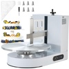 image:imageVEVOR Cake Decorating Machine Cake Cream Spreading Coating Smearing Machine Low Noise Cake Frosting Machine Turntable with Adjustable Scraper for 6 to 14 Cake 25320RPM Rotating Speed WhiteWhite