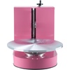 image:imageVEVOR Cake Decorating Machine Cake Cream Spreading Coating Smearing Machine Low Noise Cake Frosting Machine Turntable with Adjustable Scraper for 6 to 14 Cake 25320RPM Rotating Speed WhitePink