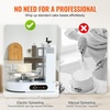 image:imageVEVOR Cake Decorating Machine Cake Cream Spreading Coating Smearing Machine Low Noise Cake Frosting Machine Turntable with Adjustable Scraper for 6 to 14 Cake 25320RPM Rotating Speed WhiteWhite