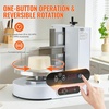 image:imageVEVOR Cake Decorating Machine Cake Cream Spreading Coating Smearing Machine Low Noise Cake Frosting Machine Turntable with Adjustable Scraper for 6 to 14 Cake 25320RPM Rotating Speed WhiteWhite