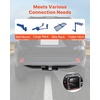 image:imageVEVOR Class 3 Trailer Hitch 2Inch Receiver Compatible with 20112021 Jeep Grand Cherokee Q345B Steel Tube Frame MultiFit Hitch to Receive Ball Mount Cargo Carrier Bike Rack Tow Hook Black20142019 Toyota Highlander