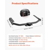 image:imageVEVOR Class 3 Trailer Hitch 2Inch Receiver Compatible with 20112021 Jeep Grand Cherokee Q345B Steel Tube Frame MultiFit Hitch to Receive Ball Mount Cargo Carrier Bike Rack Tow Hook Black20142019 Toyota Highlander