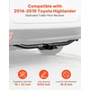 image:imageVEVOR Class 3 Trailer Hitch 2Inch Receiver Compatible with 20112021 Jeep Grand Cherokee Q345B Steel Tube Frame MultiFit Hitch to Receive Ball Mount Cargo Carrier Bike Rack Tow Hook Black20142019 Toyota Highlander