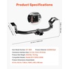 image:imageVEVOR Class 3 Trailer Hitch 2Inch Receiver Compatible with 20112021 Jeep Grand Cherokee Q345B Steel Tube Frame MultiFit Hitch to Receive Ball Mount Cargo Carrier Bike Rack Tow Hook Black20122016 Honda CRV