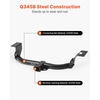 image:imageVEVOR Class 3 Trailer Hitch 2Inch Receiver Compatible with 20112021 Jeep Grand Cherokee Q345B Steel Tube Frame MultiFit Hitch to Receive Ball Mount Cargo Carrier Bike Rack Tow Hook Black20122016 Honda CRV