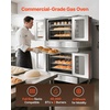 image:imageVEVOR Commercial Convection Oven 47L43Qt HalfSize Conventional Oven Countertop 1600W 4Tier Toaster wFront Glass Door Electric Baking Oven wTrays Wire Racks Clip Gloves 120V22Tier 396L