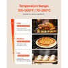 image:imageVEVOR Commercial Convection Oven 47L43Qt HalfSize Conventional Oven Countertop 1600W 4Tier Toaster wFront Glass Door Electric Baking Oven wTrays Wire Racks Clip Gloves 120V4Tier 60Qt