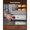 image:imageVEVOR Commercial Convection Oven 47L43Qt HalfSize Conventional Oven Countertop 1600W 4Tier Toaster wFront Glass Door Electric Baking Oven wTrays Wire Racks Clip Gloves 120V5Tier 120L