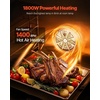 image:imageVEVOR Commercial Convection Oven 47L43Qt HalfSize Conventional Oven Countertop 1600W 4Tier Toaster wFront Glass Door Electric Baking Oven wTrays Wire Racks Clip Gloves 120V4Tier 60Qt