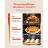 image:imageVEVOR Commercial Convection Oven 47L43Qt HalfSize Conventional Oven Countertop 1600W 4Tier Toaster wFront Glass Door Electric Baking Oven wTrays Wire Racks Clip Gloves 120V3Tier 19Qt