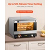 image:imageVEVOR Commercial Convection Oven 47L43Qt HalfSize Conventional Oven Countertop 1600W 4Tier Toaster wFront Glass Door Electric Baking Oven wTrays Wire Racks Clip Gloves 120V3Tier 19Qt
