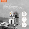 image:imageVEVOR Commercial Food Mixer 15Qt Capacity with Timer 500W Stainless Bowl Durable Electric Mixer for Commercial Use 3 Speed Options 113184341 RPM Includes Dough Hook amp Whisk20Qt