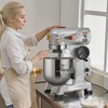image:imageVEVOR Commercial Food Mixer 15Qt Capacity with Timer 500W Stainless Bowl Durable Electric Mixer for Commercial Use 3 Speed Options 113184341 RPM Includes Dough Hook amp Whisk20Qt