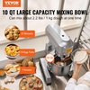 image:imageVEVOR Commercial Food Mixer 15Qt Capacity with Timer 500W Stainless Bowl Durable Electric Mixer for Commercial Use 3 Speed Options 113184341 RPM Includes Dough Hook amp Whisk10Qt