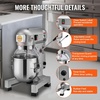 image:imageVEVOR Commercial Food Mixer 20Qt Commercial Mixer with 3 Adjustable Speeds 1100W Dough MixerCommercial Stand Mixer with Stainless Steel Bowl30Qt