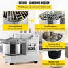 image:imageVEVOR Commercial Food Mixer 85Qt Capacity 450W Dual Rotating Dough Kneading Machine with Foodgrade Stainless Steel Bowl Security Shield amp Timer Included Baking Equipment for Restaurant Pizzeria85Qt