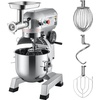 image:imageVEVOR Commercial Food Mixer 85Qt Capacity 450W Dual Rotating Dough Kneading Machine with Foodgrade Stainless Steel Bowl Security Shield amp Timer Included Baking Equipment for Restaurant Pizzeria20Qt