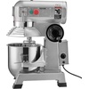 image:imageVEVOR Commercial Mixer 30Qt Commercial Food Mixer Stainless Steel Bowl 1100W Commercial Stand Mixer with 3 Speeds Adjustable Dough Hook Whisk Beater Included Perfect for Bakery Pizzeria Silver30Qt
