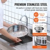 image:imageVEVOR Dough Divider20PCS Electric Dough Divider Machine212oz917oz Equal Dough Press Dough Cutting with 304 SS Tray and Copper Motor Divider for BakeryRestaurantCommercial Food Preparation40PCSManual